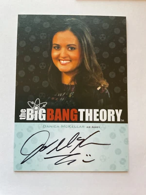 Big Bang Theory Danica McKellar Autograph Card as Abby A16 - Image 1 of 2