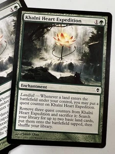 MTG Khalni Heart Expedition (X3). Commander: Zendikar MANA RAMP Common NM EDH - Picture 1 of 3