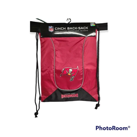 Tampa Bay Buccaneers Cinch Sack Backpack  Drawstring Tote Bag New NFL Cover