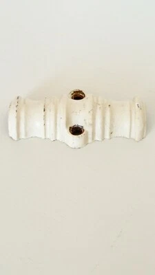 Accessoire de crémone en applique ancienne en fonte - Coulissant - Guide de trin - Photo 1/2