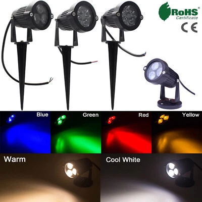 Lámpara LED Foco Exterior 12V 110V 220V 9W 12W 15W Jardín Césped Paisaje Camino Foto 1 de 4