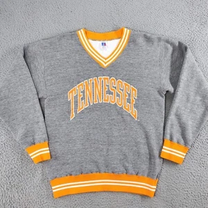 Vintage 80s Tennessee Volunteers Coaches Sweater Sweatshirt Mens M Russell USA - Picture 1 of 20