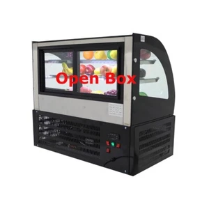 Open Box Desktop Refrigerated Cake Display Cabinet220V Back Door with Humidifier - Picture 1 of 5