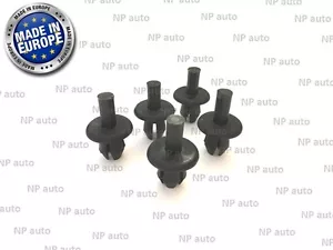 5X MERCEDES PARACHOQUES PROTECTOR CONTRA SALPICADURAS REMACHE PLÁSTICO CUERPO PANEL CLIPS DE RETENCIÓN MOLDURA - Imagen 1 de 5