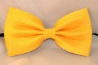 Yellow Bow Tie Fancy Dress Costume Accessory Box of 25