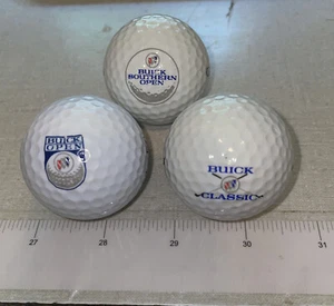 Logo Golf Ball - BUICK Sponsor Golf Tournaments - Lot Of 3 - Picture 1 of 2