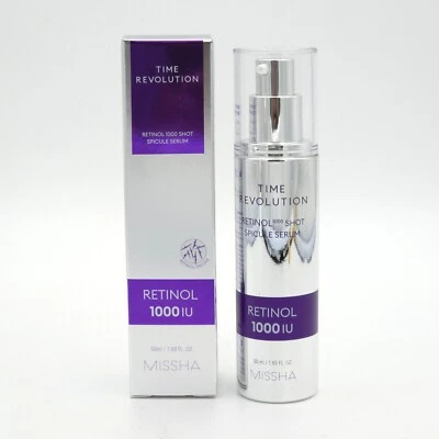MISSHA Time Revolution Retinol 1000 Shot Spicule Suero 50 ml Reafirmante K-Beauty Foto 1 de 4