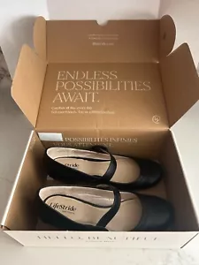 Nuove* Scarpe da donna LifeStride ROZZ nere Kylie Mary Jane taglia 9 con tacco comodo - Foto 1 di 18