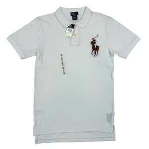 Polo Ralph Lauren Boy's Big Pony Solid Polo Shirt - White (Multi) - XL (20) - Picture 1 of 3