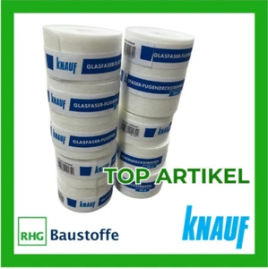 10x KNAUF Glasfaser Fugendeckstreifen 25mx50mm Abdeckstreifen Rißband Fugenvlies - Bild 1 von 1