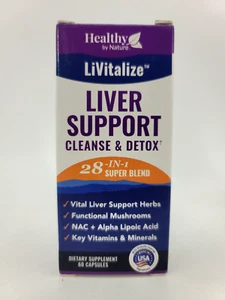 LiVitalize Liver Support by Healthy by Nature - Picture 1 of 4