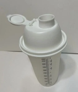 Quick Shake Blender Mixer Tumbler Gravy Drink 2 C  Sheer W White Lid Unbranded - Picture 1 of 9