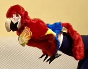 Folkmanis LORO GUACAMAYO ESCARLATA - Hermoso loro multicolor - Imagen 1 de 4