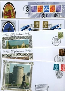 1991 - 2007 Endgültigen Broschüre Spule Block Machin Fdcs Grüße - Benham Teil 2 - Imagen 1 de 28