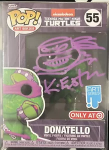 KEVIN EASTMAN TMNT DONATELLO 55 SIGNED ART SERIES FUNKO POP W SKETCH BECKETT COA - Picture 1 of 3