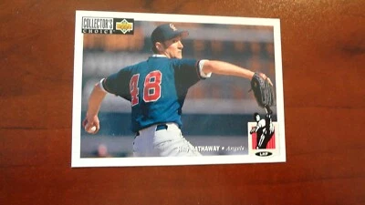 1994 UPPER DECK COLLETOR'S CHOICE # 129 HILLY HATHAWAY      BASEBALL CARD - Image 1 of 2