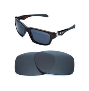 NEW POLARIZED BLACK REPLACEMENT LENS FOR OAKLEY JUPITER SQUARED SUNGLASSES - Picture 1 of 5