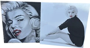 LOT of 2 Marilyn Monroe Canvas Wall Photo Art Posters 12 x 12 Inch (READ) - Picture 1 of 13