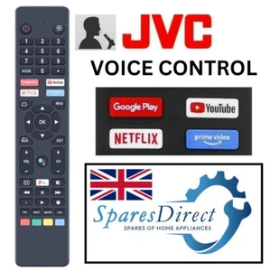 100% Genuine JVC RM-C3250 Smart Voice Remote Control With Google Assist Android - Picture 1 of 6