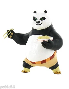Kung Fu Panda Figur Po Eating 8 cm Comansi Figur 99913 - Bild 1 von 1