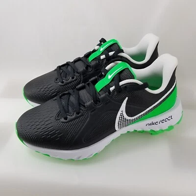 Men's 4 Women's 5.5 Nike React Infinity Pro Golf Black/White/Green CT6620-001 - Image 1 of 4