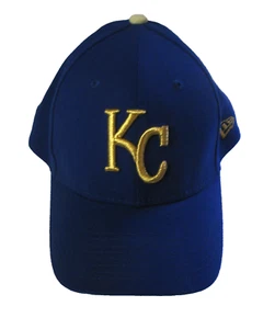 Gorra New Era 39thirty Kansas City Royals MLB Flex azul y dorada talla mediana/grande - Imagen 1 de 9