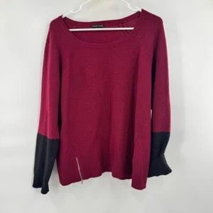Eileen Fisher Rich Burgund Strickpullover Gr. L - Bild 1 von 8