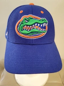 NEW Florida Gators Hat Strap Back Twill Blue Baseball Cap Acrylic&Wool - Picture 1 of 9