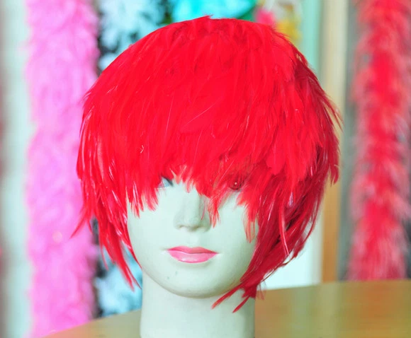 Peluca Hackle Peluca Pluma Peluca Halloween Pájaro Baile Peluca Disfraz Peluca 11 colores! Foto 1 de 4