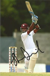 WEST INDIES: SHANE DOWRICH SIGNED 6x4 TEST ACTION PHOTO+COA - Picture 1 of 1