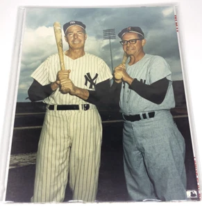 VTG Original 1988 8X10 Photo Of Dom And Joe DiMaggio On Field  - Picture 1 of 3
