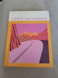 Open Highways Reader Textbook 1966 Hardcover Book Reading School Vintage - Picture 1 of 16