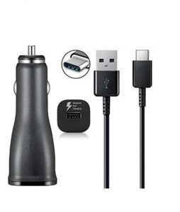 New Original Samsung Fast Car Charger Galaxy S9 S10 S20 Note 20 USB Type-C OEM - Picture 1 of 1