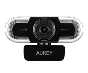 AUKEY Webcam 2K HD with Auto Light Adjustment, Manual Focus and Mic, Live Stream - Picture 1 of 3