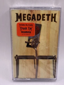 Megadeth – Risk Sealed Cassette Tape W/Sticker SEALED/BRAND NEW USA - Picture 1 of 3