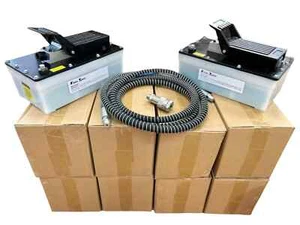 10 Sets Wholesale Deal Air Hydraulic Foot Pump with 10000 PSI - Picture 1 of 13