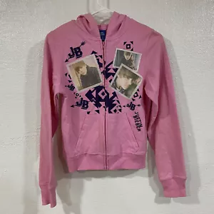 Junge Justin Bieber Foto Hoodie Jugend Größe 14-16 22 in LANG 16 in GRUBE zu GRUBE - Bild 1 von 9