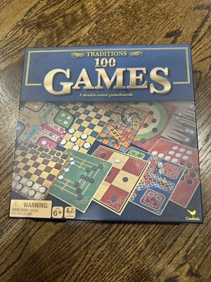 Traditions 100 (5 Boards) Games Chess Checker Dice Family Fun Activity - Image 1 of 3