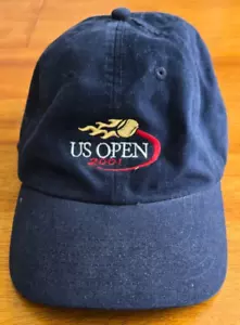 Official US Open Tennis Hat 2001 Navy/Blue Adjustable NEW - Picture 1 of 5