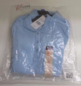 NUEVO Tostado Francés Ropa Escolar Para Niñas SA9481 B CC YD21 Lt Azul 2 Camisas Talla M XL - Imagen 1 de 4