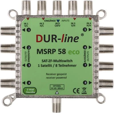 DUR-line MSRP 5/8 eco - Multischalter für 8 Teilnehmer - Geringe Stromaufnahme - Bild 1 von 3