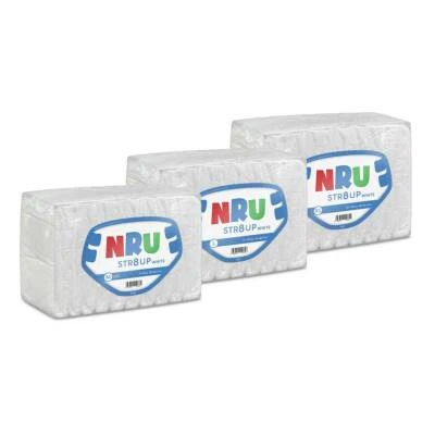 NRU STR8UP White - Adult Diaper Nappy