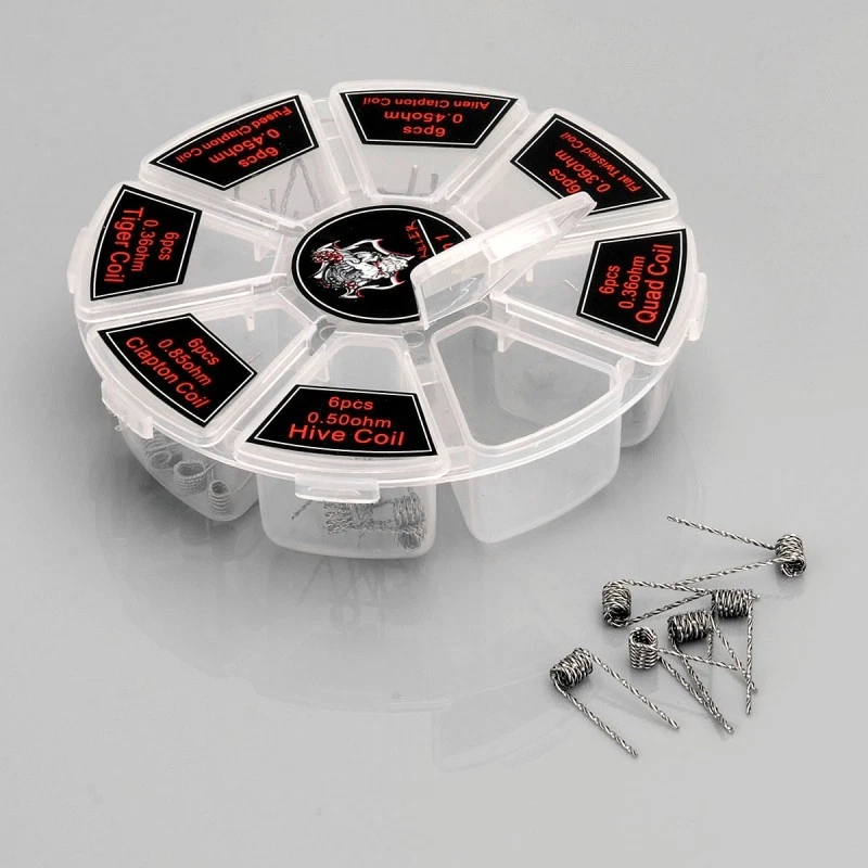 Demon Killer Wheel Box 8 in 1 Drähte für Selbstwickler Set eZigarette Verdampfer - Bild 1 von 1