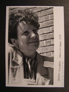 Glossy Press Photo Dorothy Swanbeck Franklin School Superintendent - Picture 1 of 1