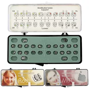 Soporte de ortodoncia dental soporte tubos bucales láser MIM Mini Roth MBT 0,022" 6-6 - Imagen 1 de 42