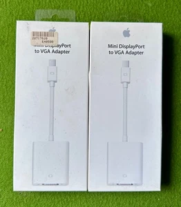 2x Apple MiniDisplayPort to VGA Adapter in ungeöffneter OVP - Bild 1 von 3