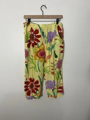 Pantalones florales vintage Jams World talla XS abstractos coloridos fluidos Foto 1 de 4
