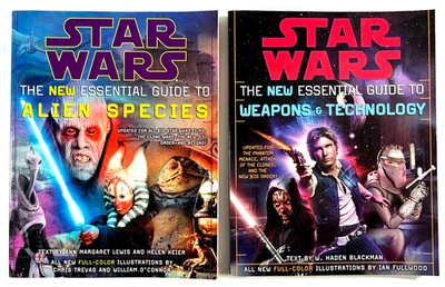 Star Wars New Essential Guide to Alien Species + Weapons & Technology Lot - Image 1 of 4