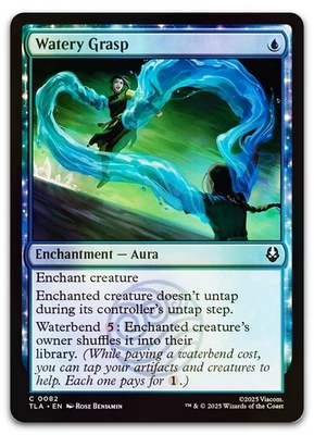 Watery Grasp #82 (Foil) (NM) TLA Magic MTG - Image 1 of 2