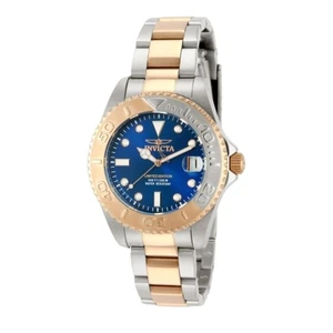 Invicta Unisex Two Tone Rose Gold Silvertone Watch 38mm New Battery - Picture 1 of 9